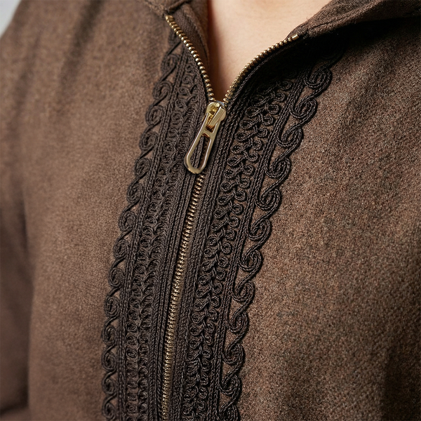 Wool Thawb Light Brown