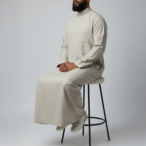 Classic Thawb Beige